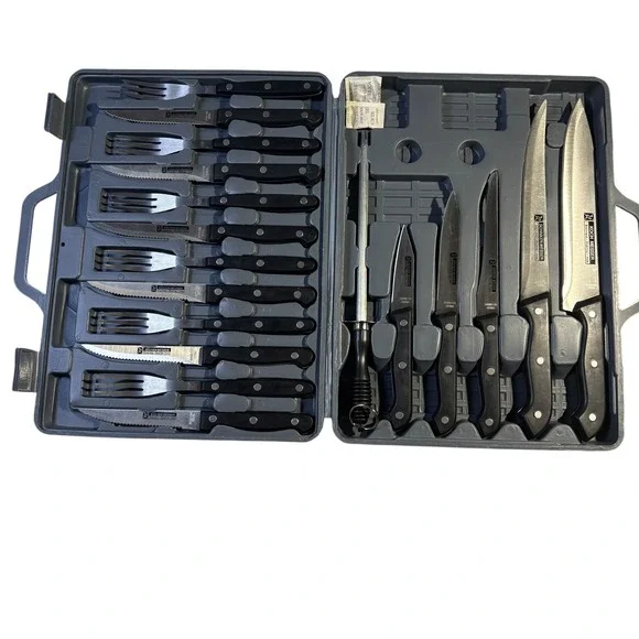 Gourmet Traditions 19 Piece Knife Set Kitchen Messer Stainless Steel Cutlery New - Picture 8 of 11